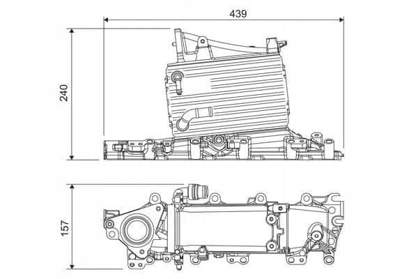 Valeo 818684 Intercooler para Audi usado 2
