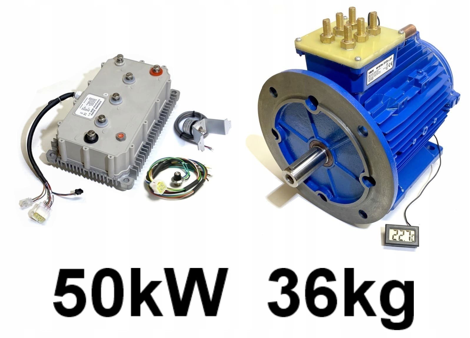 Motor eléctrico para barco pontón y yate 50kW nuevo