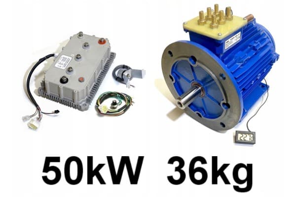 Motor eléctrico para barco pontón y yate 50kW usado
