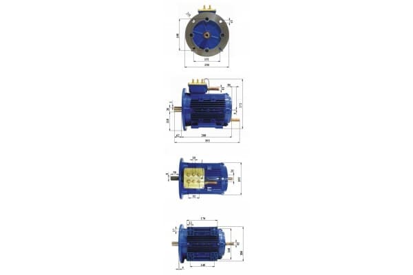 Motor eléctrico para barco pontón y yate 50kW usado 5