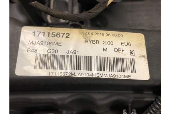 Motor BMW 2.0 184CV B48 G30 usado 10