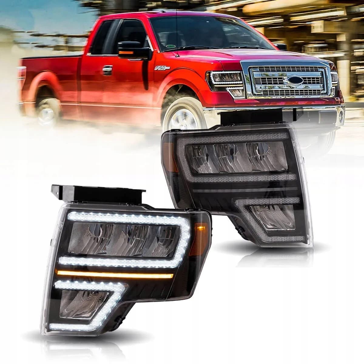Faros delanteros Vland para Ford F-150 2009-2014 nuevo