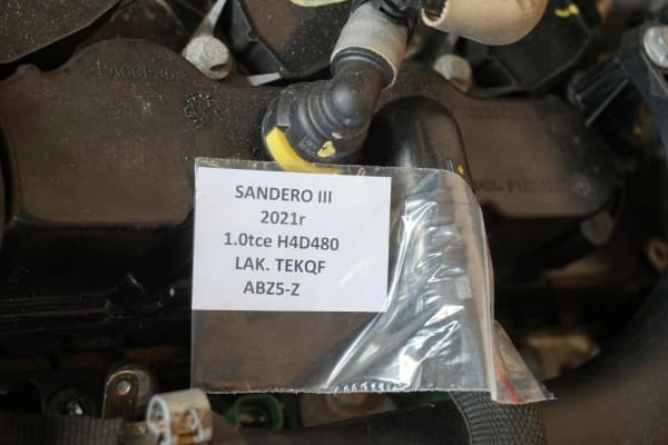 Motor Dacia Sandero Iii 1.0 Tce H4DF480 usado 4