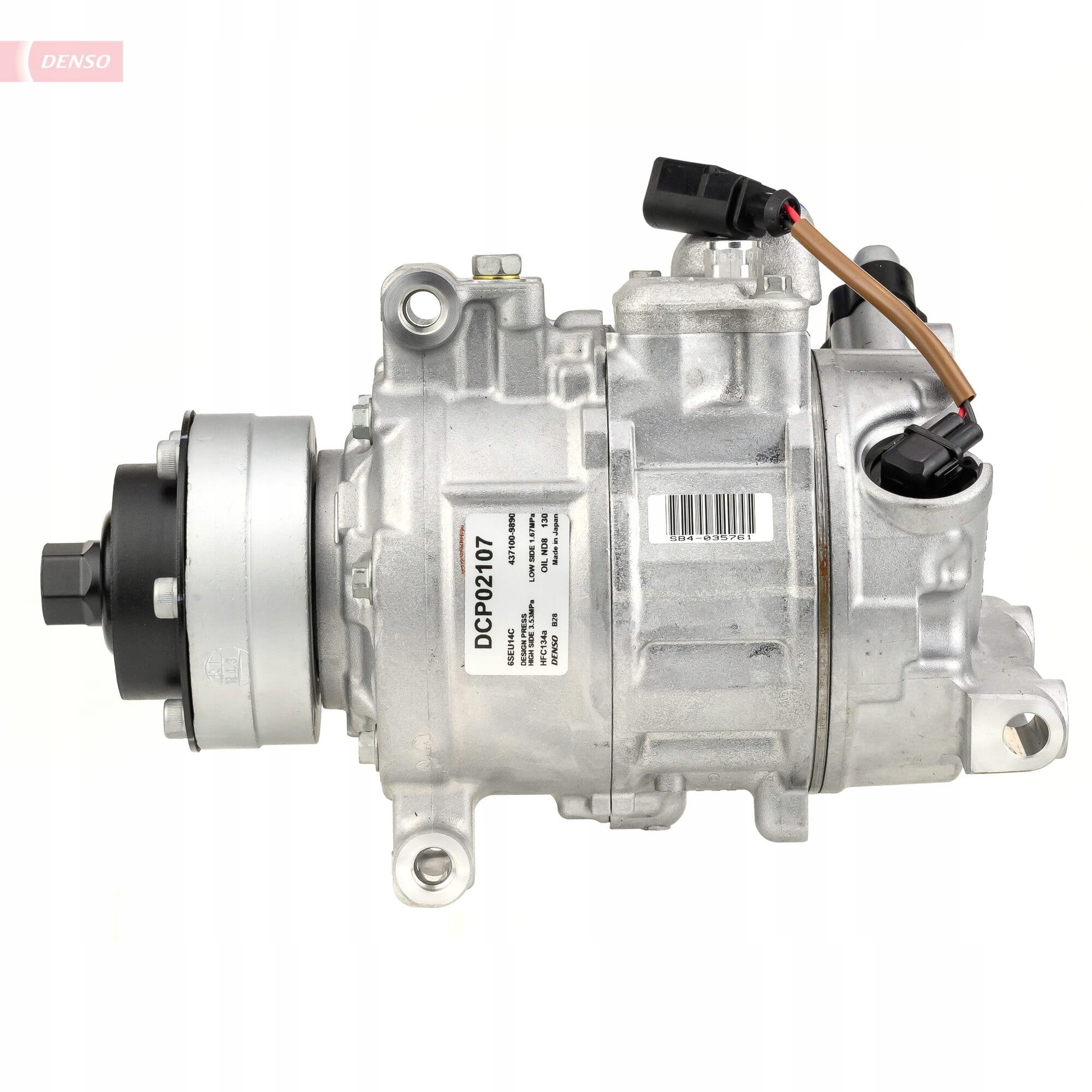 Compresor de aire acondicionado Denso DCP02107 nuevo 3