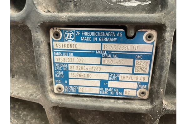 Caja de Cambios Man Tgs Tgx Euro 6 12AS2330TD usado 5