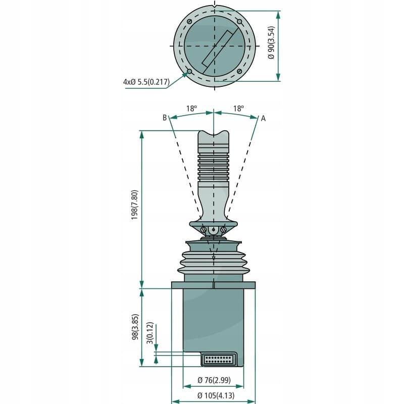 Joystick Danfoss Pvre nuevo