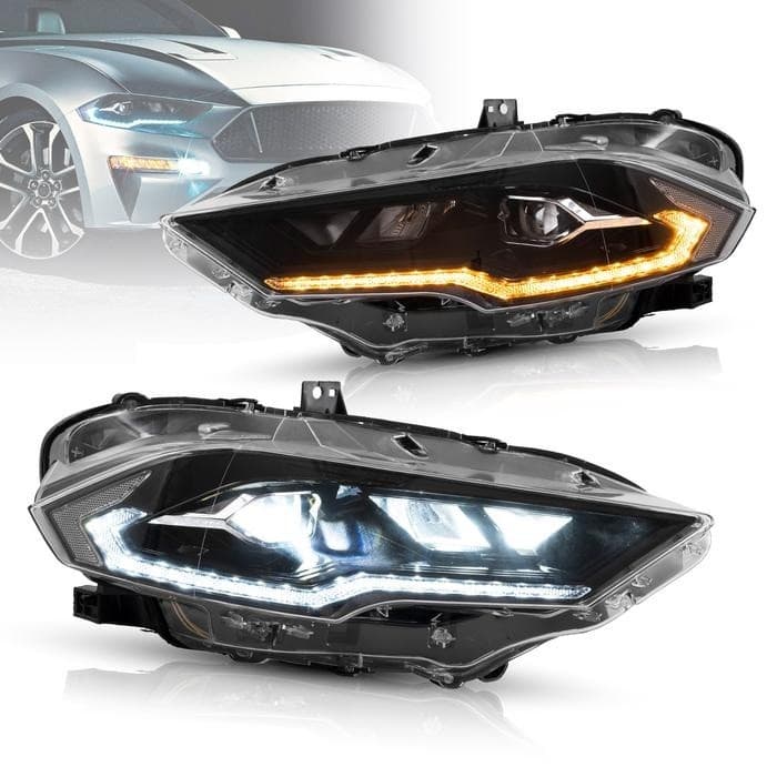 Faros delanteros LED para Ford Mustang 2018-2024 Vland nuevo