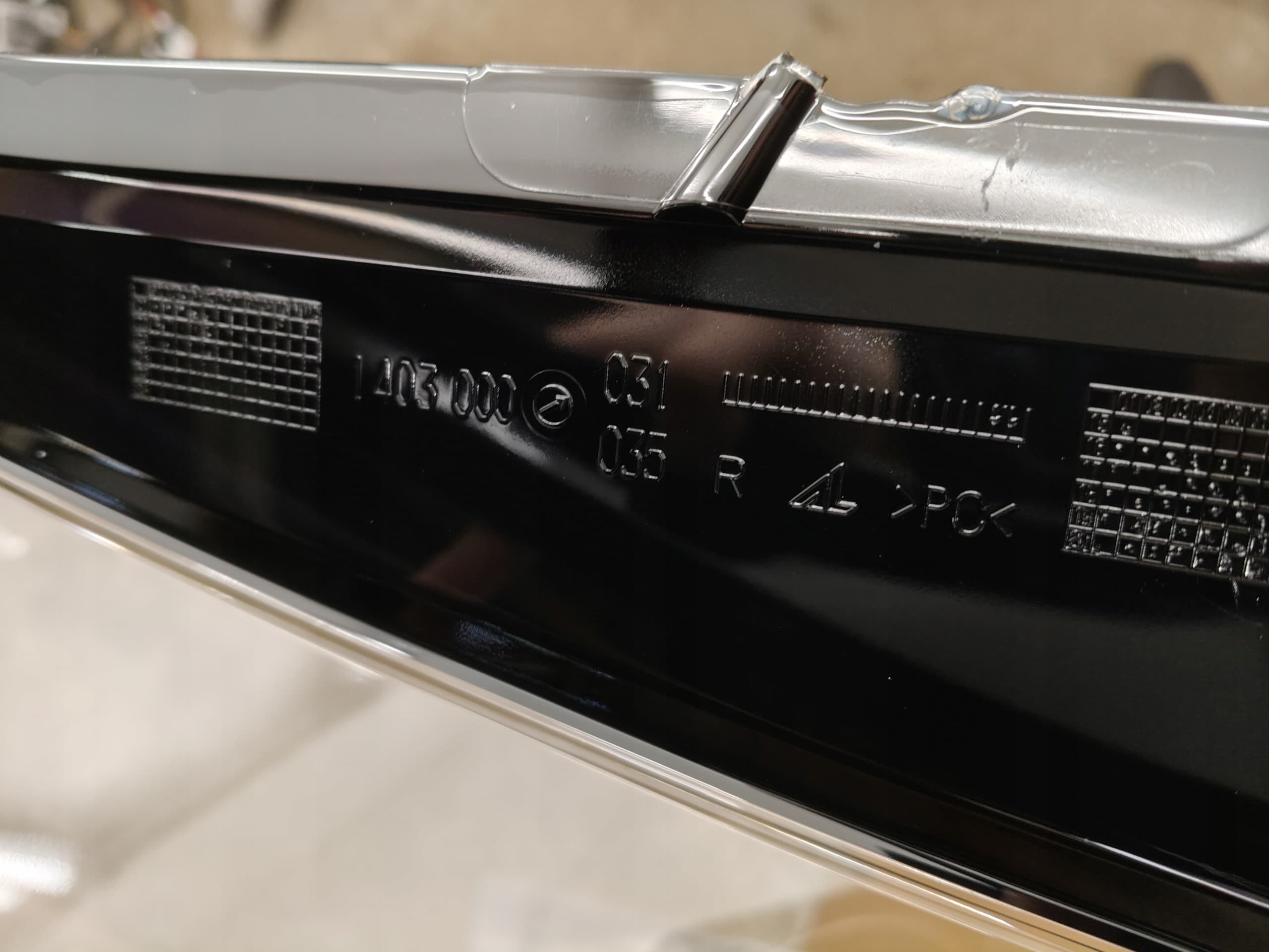 Cubierta de Lente de Faro para Mercedes S W222 Facelift nuevo 4