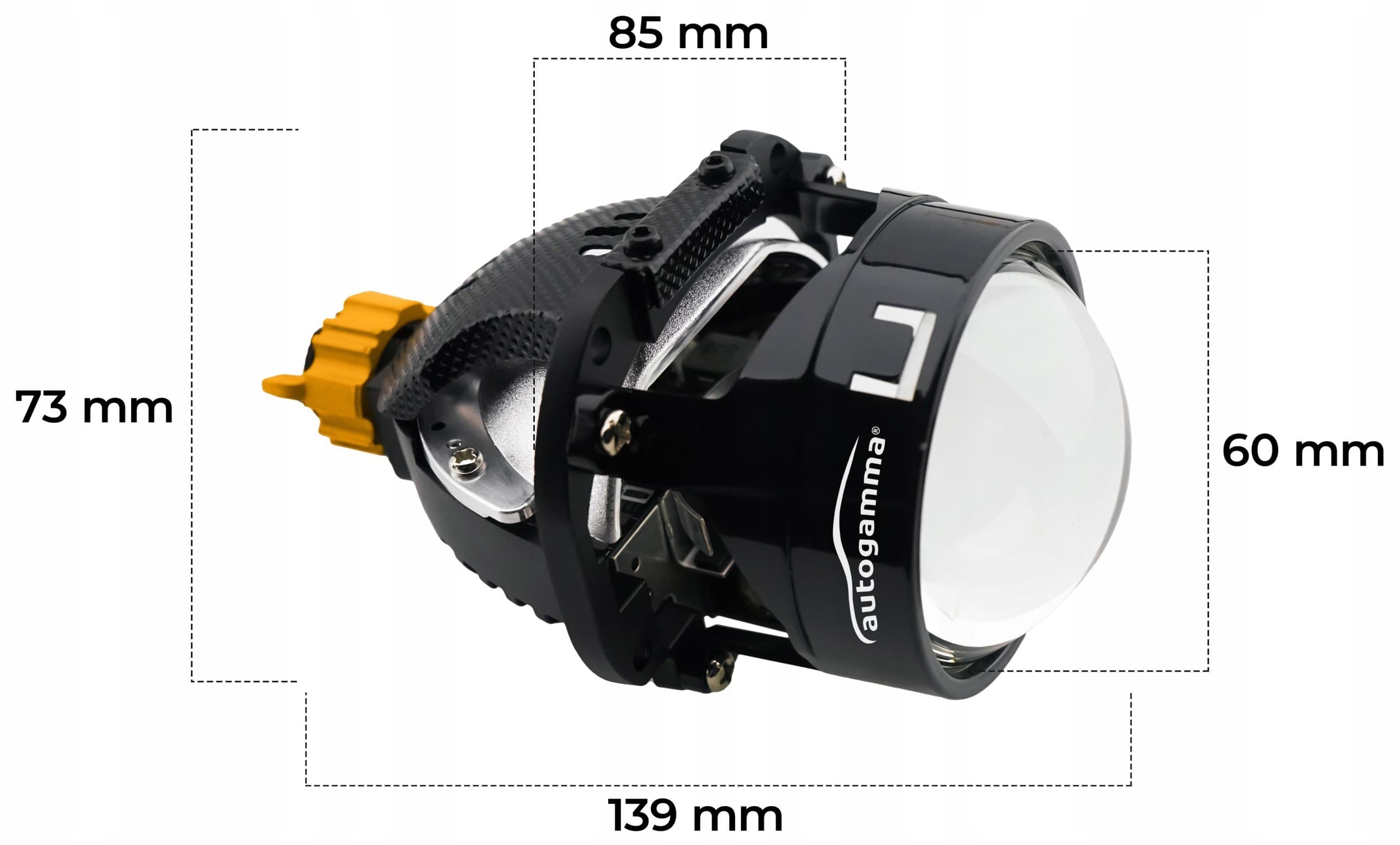 Lentes Proyectoras Bi-LED Luna 2.5 Kit 6000K nuevo 2