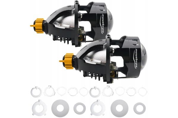 Lentes Proyectoras Bi-LED Luna 2.5 Kit 6000K usado 5