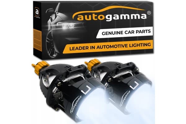 Lentes Proyectoras Bi-LED Luna 2.5 Kit 6000K usado 8