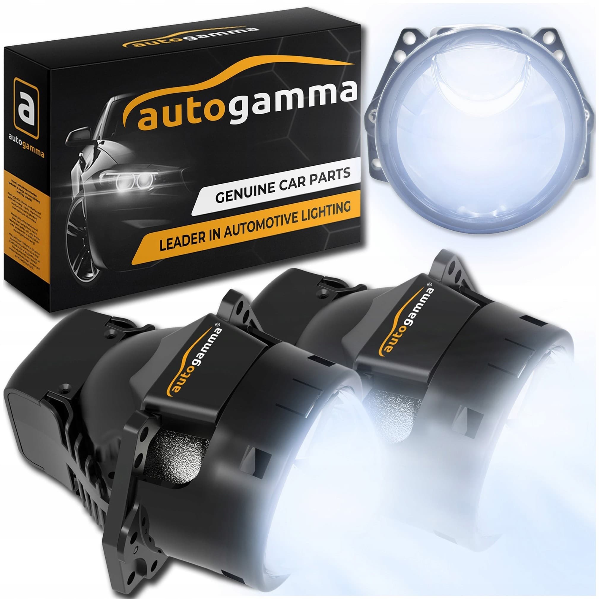 Lentes Proyectoras Bi-LED 3.0 Auto Gamma 6000K Lhd nuevo 10