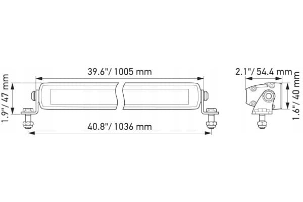 Faro de largo alcance Hella 1FJ 358 176-321 usado 6