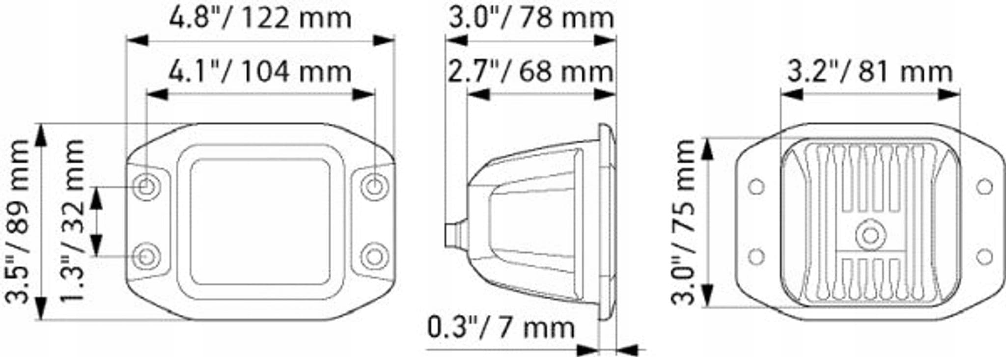 Faro LED de Largo Alcance Hella 1FA 358 176-821 nuevo 3