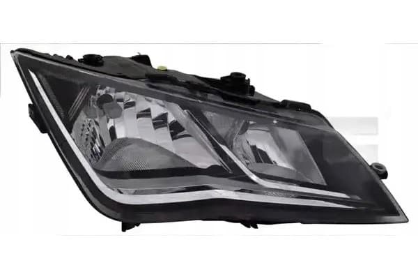 Faro delantero derecho con motor eléctrico usado