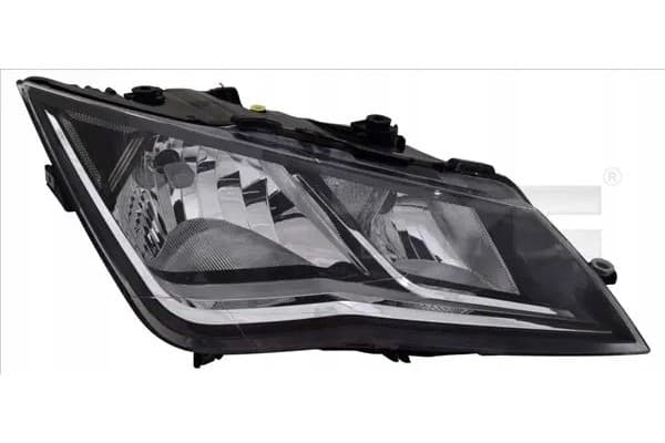 Faro delantero derecho con motor eléctrico usado 2