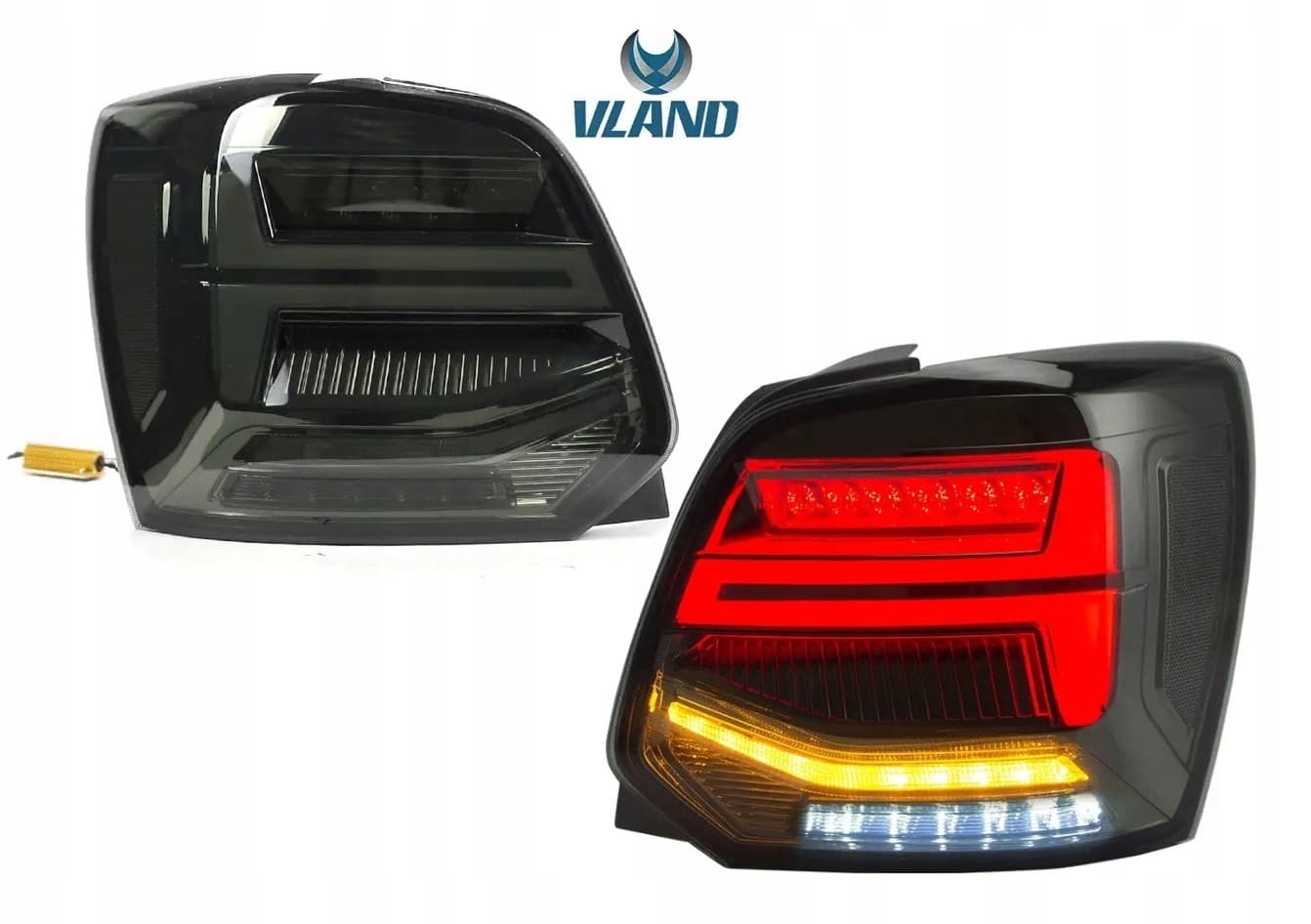 Juego de Luces Traseras Vland para VW Polo MK5 6R 6C nuevo 3