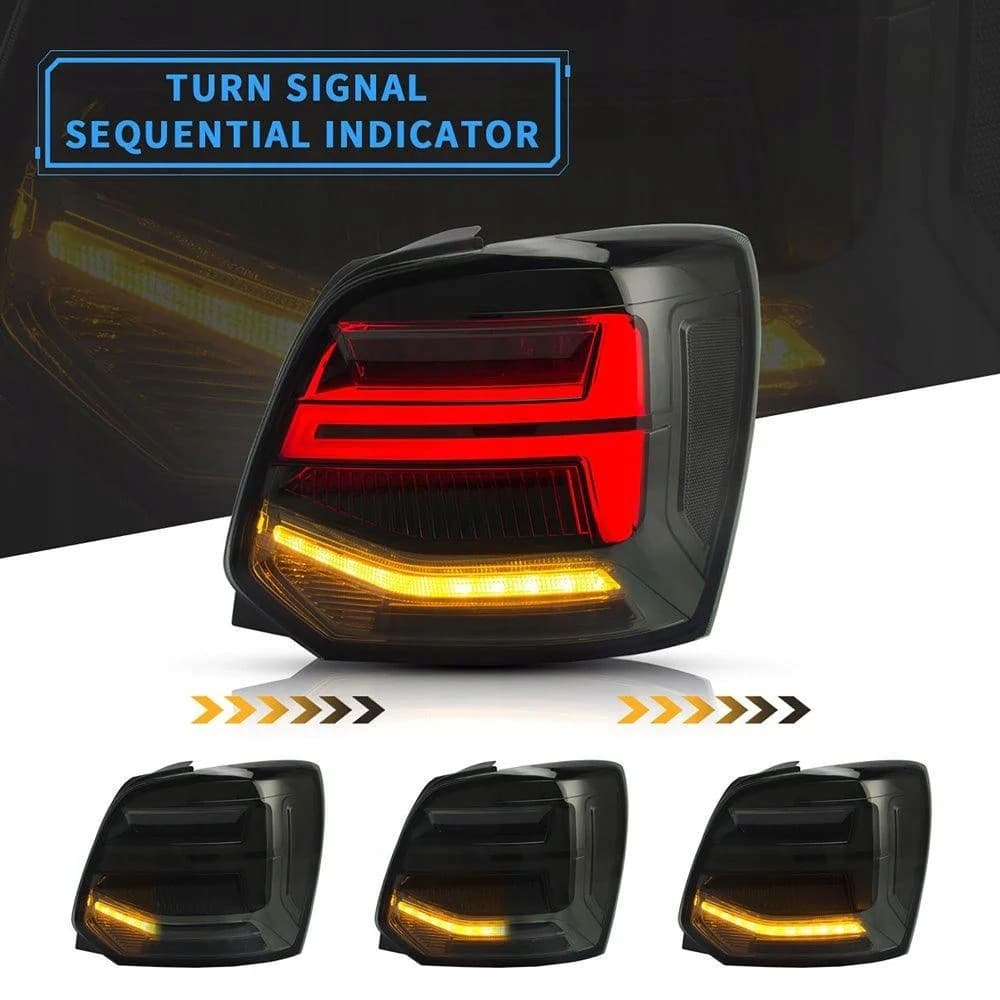 Juego de Luces Traseras Vland para VW Polo MK5 6R 6C nuevo 8