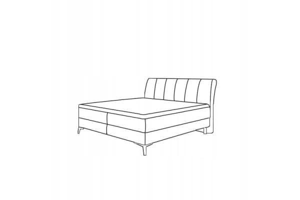 Cama Continental 180 Aderito Navy usado 3