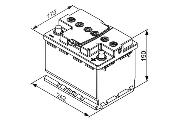 Batería Bosch 0 092 S5A 050 Agm 60Ah 680A Start Stop nuevo 5