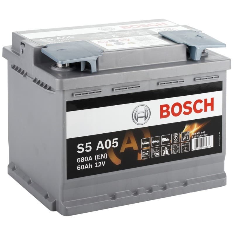 Batería Bosch 0 092 S5A 050 Agm 60Ah 680A Start Stop nuevo 6