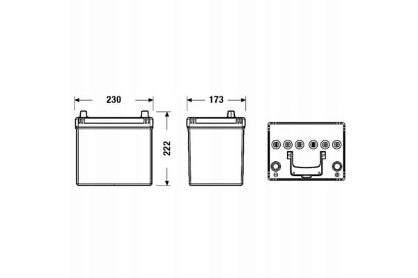 Batería Exide Efb 60Ah 520A EL604 Start Stop P usado 6