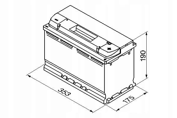 Batería Enrg Classic 100Ah 830A P usado 3