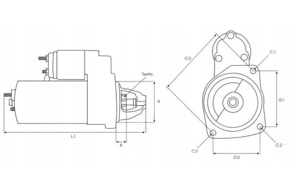 Motor de Arranque As-Pl S9232 nuevo 6