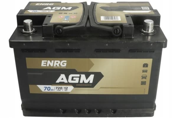 Batería Enrg Start Stop Agm 70Ah 720A P usado