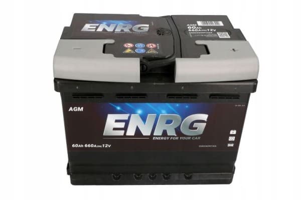 Batería Enrg Start Stop Agm 60Ah 660A P usado 3