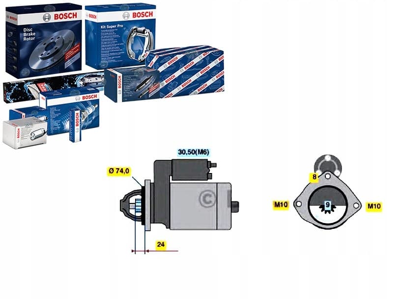 Motor de Arranque Bosch 0 986 021 230 para BMW nuevo 7