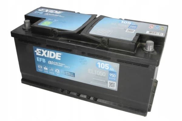Batería Exide EL1050 usado 2