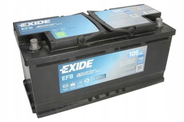 Batería Exide EL1050 usado 3