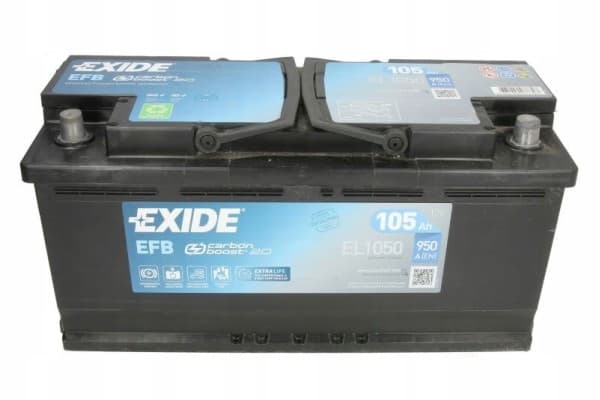 Batería Exide EL1050 usado 4