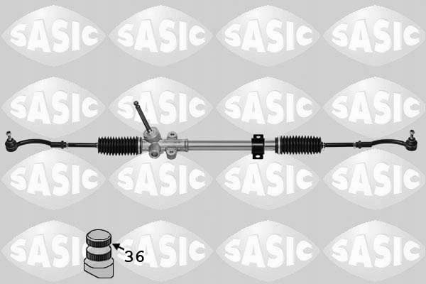 Sasic 7376022 Caja de dirección usado 3