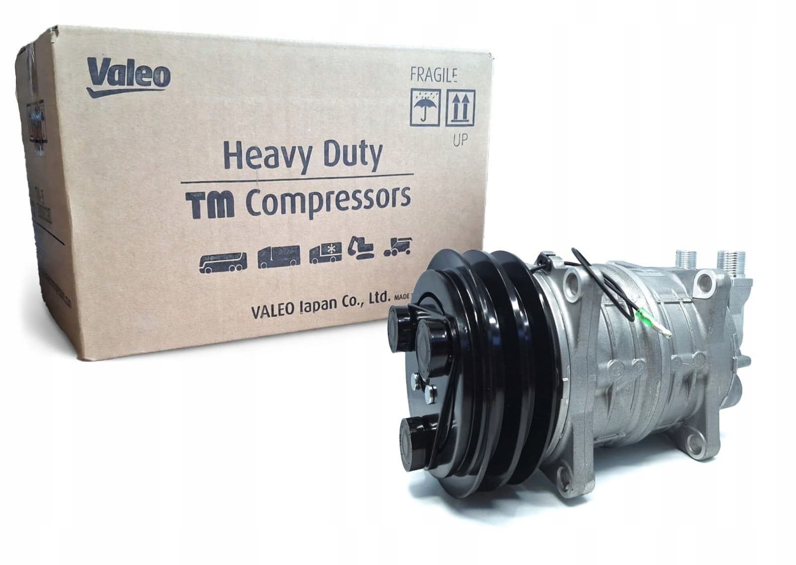 Compresor Seltec Valeo TM15 12V 2A angular 3/4x7/8 nuevo