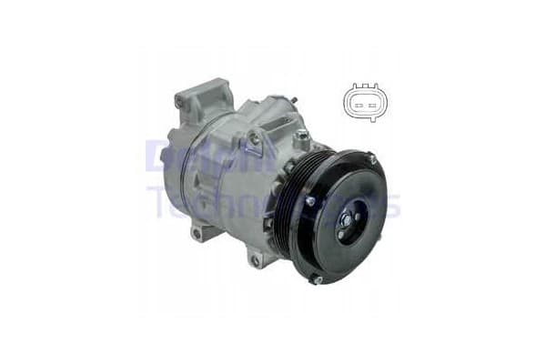 Compresor de aire acondicionado Delphi CS20496 usado 3
