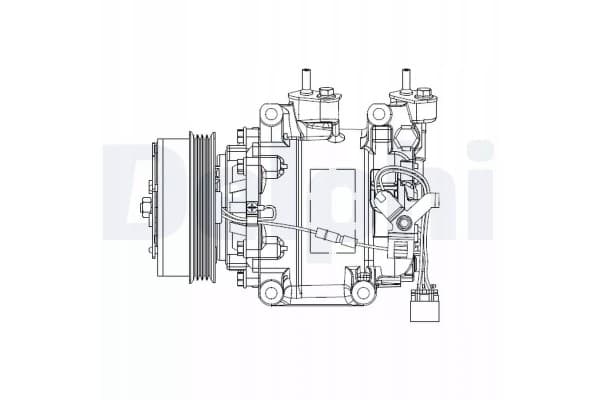 Compresor de aire acondicionado Delphi CS20515 nuevo 2