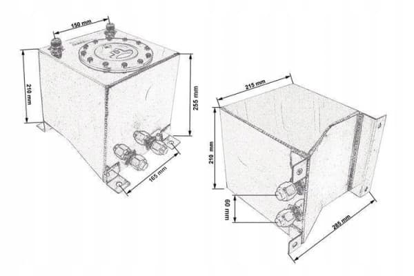 Depósito de combustible Turboworks Mp-Zp-036 usado 5