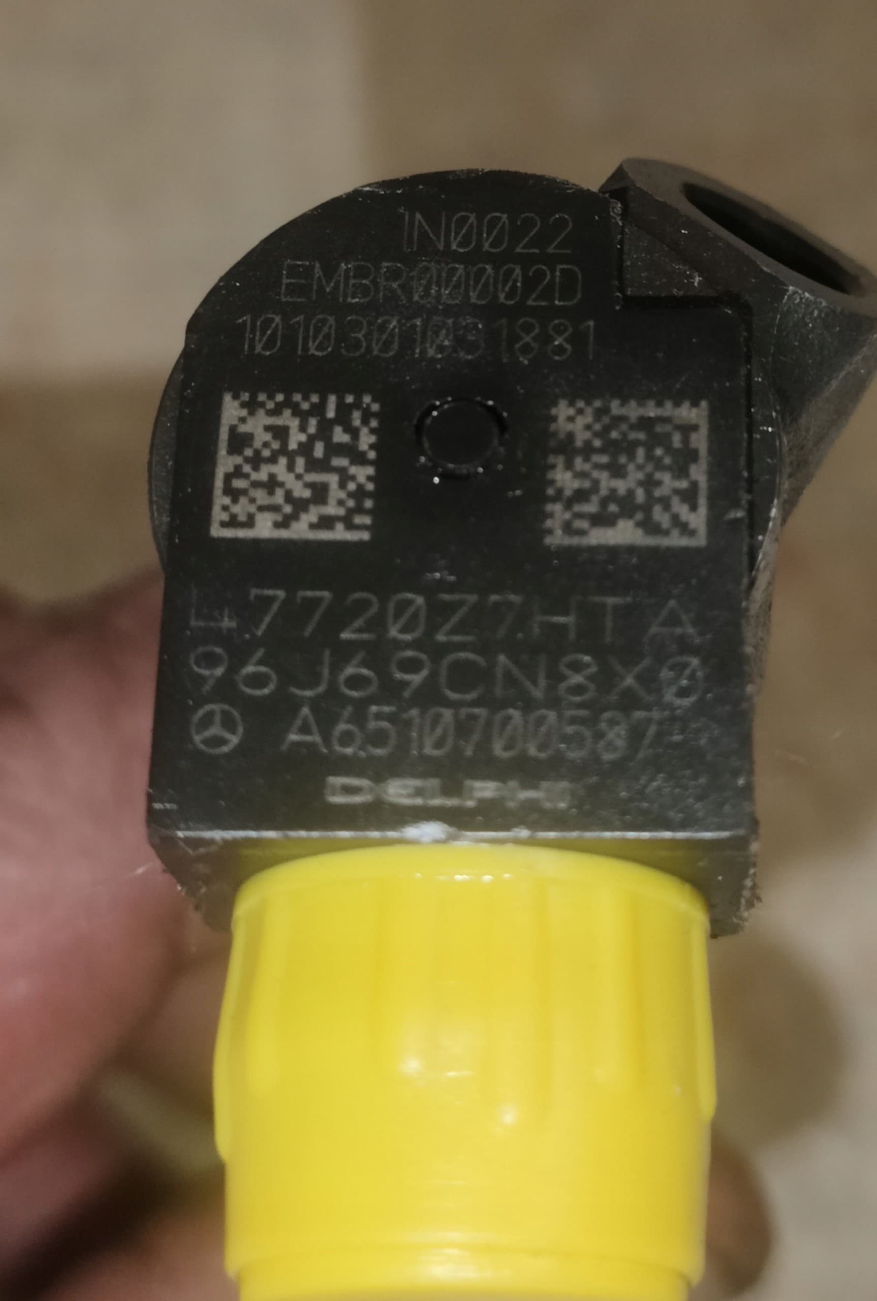 Inyector Delphi Embr 00002D Remanufacturado nuevo 11