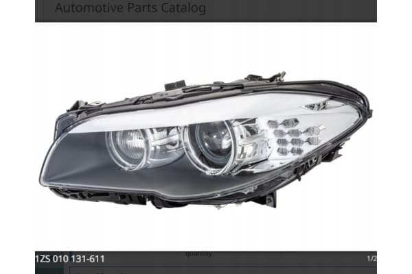 Faro delantero izquierdo Hella 1ZS 010 131-611 usado 2