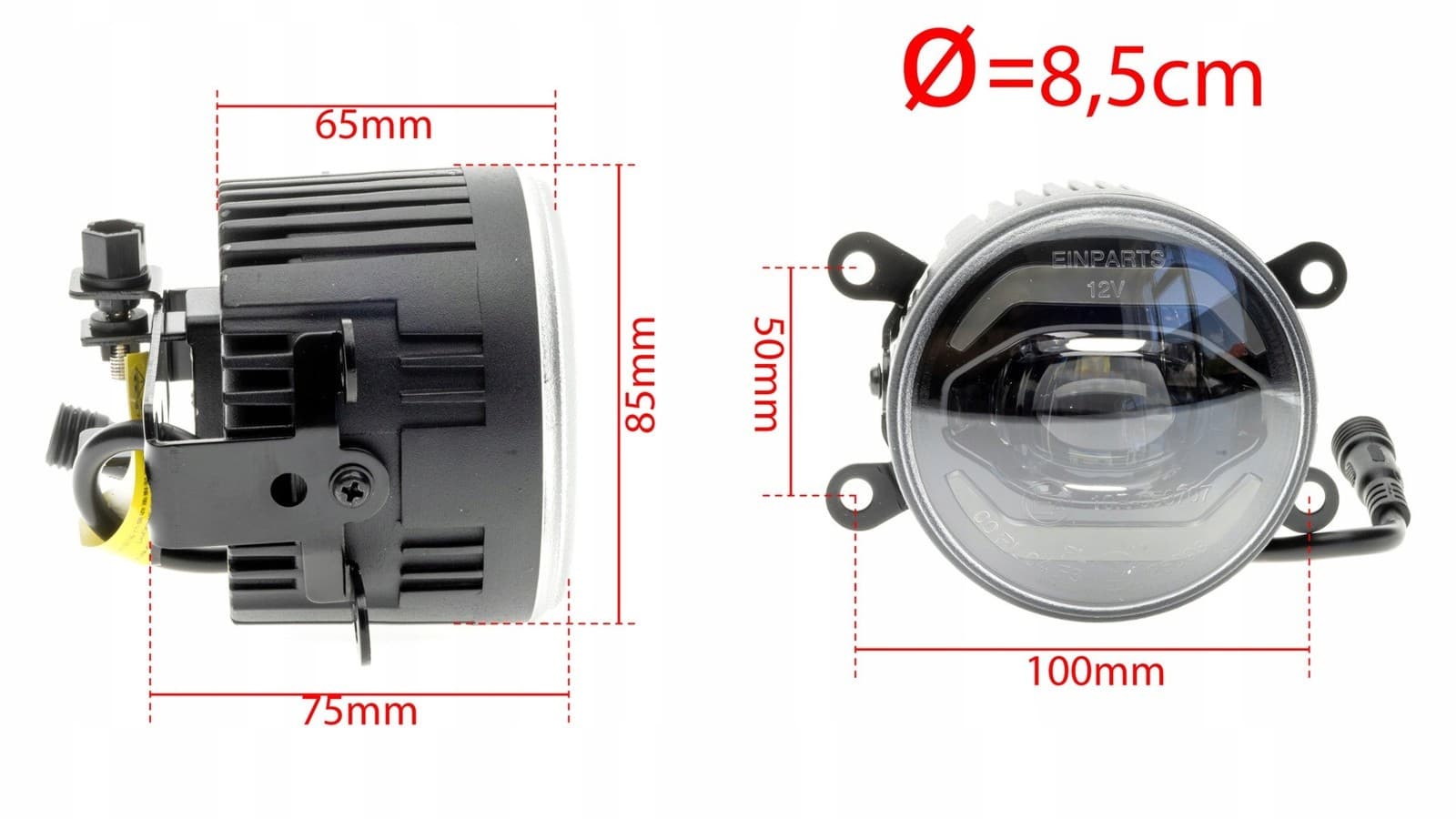 Faros antiniebla con luz diurna EinParts Automotive DL38 nuevo 11