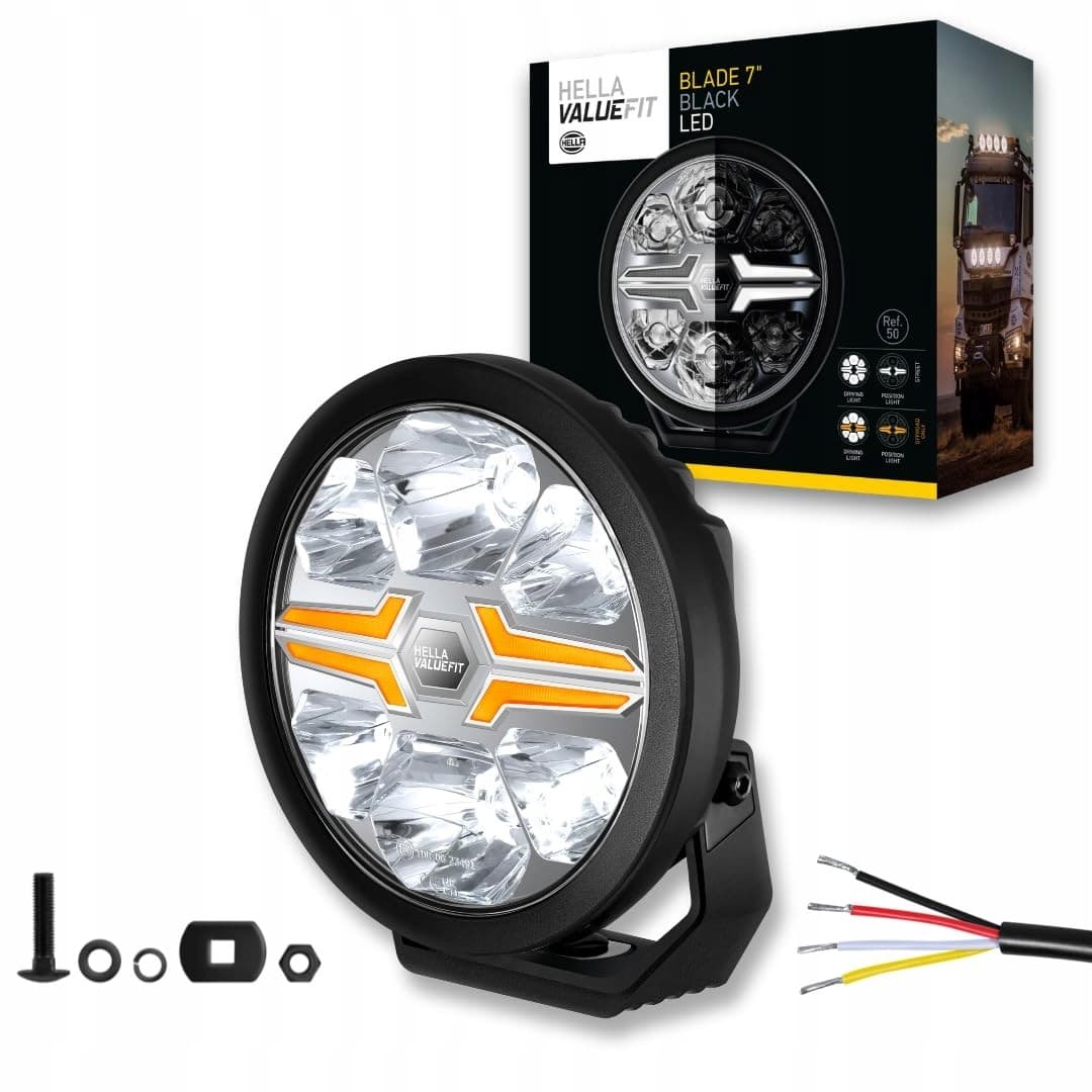 Faro de largo alcance Hella 1FJ 357 198-071 nuevo 2