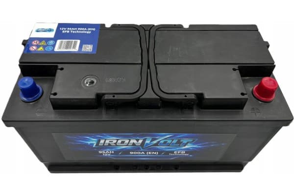 Batería Ironvolt Efb 12V 95Ah usado 2