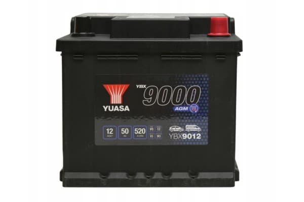 Batería Yuasa YBX9012 12V 50Ah 520A P Agm usado 5
