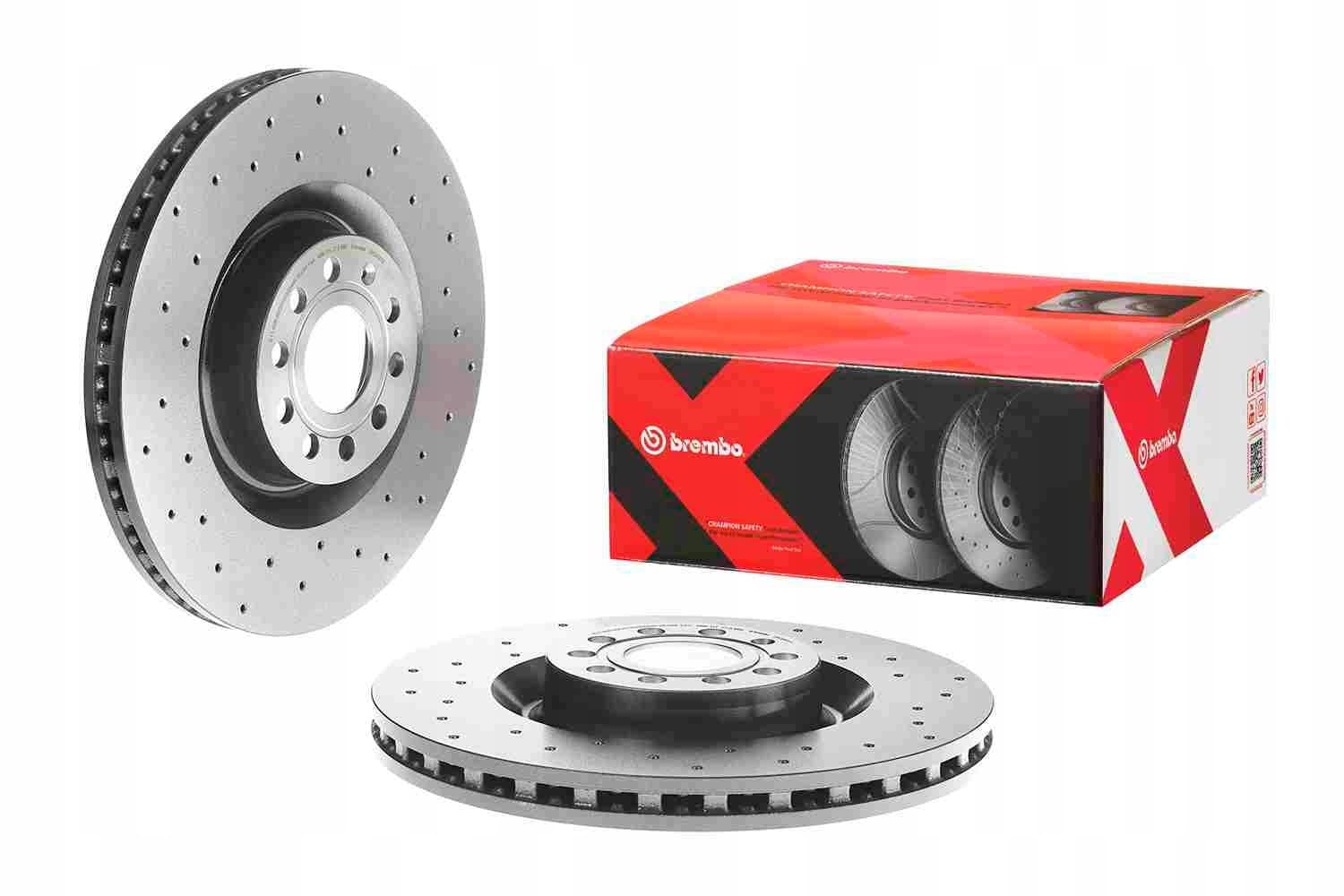 Brembo 09.C892.1X Disco de freno perforado y ventilado nuevo 3