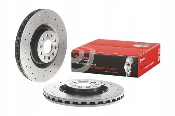 Brembo 09.C892.1X Disco de freno perforado y ventilado nuevo 4