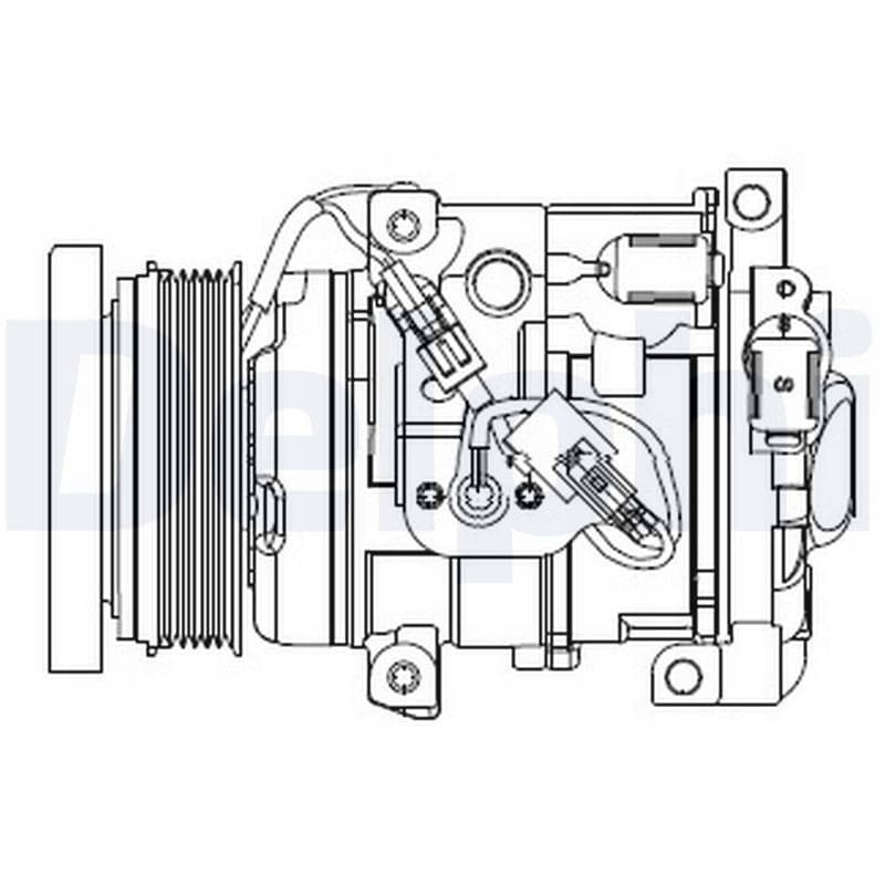 Compresor Delphi CS20508 para aire acondicionado nuevo