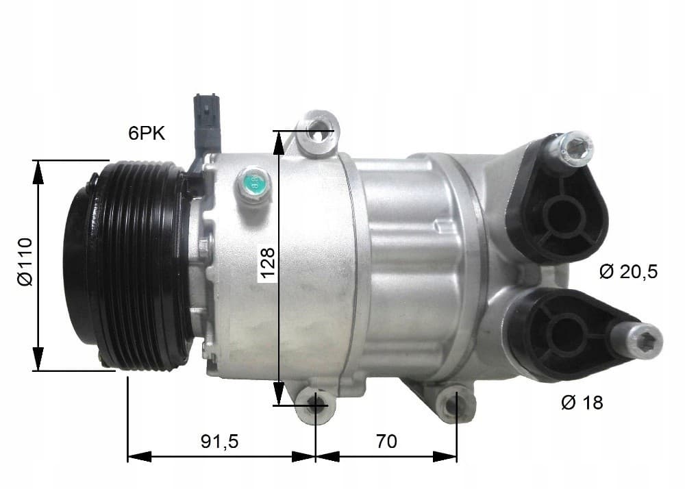 Compresor de aire acondicionado Nrf 32812 nuevo