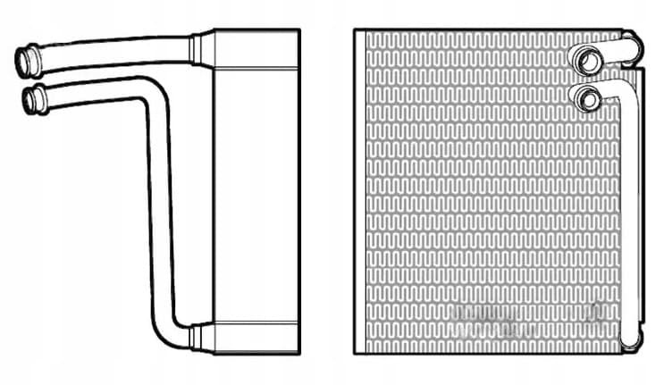 Evaporador de aire acondicionado Denso DEV09025 nuevo